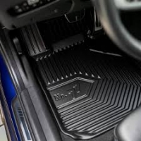 Rubber cabin mat set for Toyota Corolla Cross (2022-2029), with deep edges
