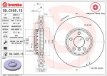 Priekšējais bremžu disks - BREMBO, pa kreisi ― AUTOERA.LV