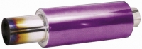 Sport muffler, purple, flame