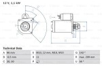 Starteris BOSCH ― AUTOERA.LV