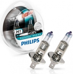 Set of PHILIPS H1 12V 55W X-TREME VISION +130%, 12V ― AUTOERA.LV