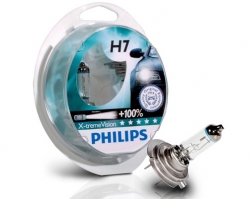Bulb set H7 55W Philips X-treme Vision +130%, 12V ― AUTOERA.LV