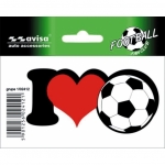 Наклейка "I Love F-ball'' ― AUTOERA.LV