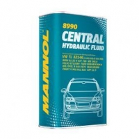 Synthetic hidraulic fluid - MANNOL CHF 11S (yellow-green color) for AUDI/BMW/VOLVO/VW, 1L. 