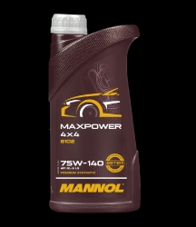 Sintētiskā transmissijas eļļa - Mannol SYNPOWER 4x4 SAE 75W140 API GL5, 1L ― AUTOERA.LV