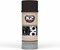 Чёрный глянец-цвет прорезиненная краска - K2 COLOR FLEX, 400мл. 