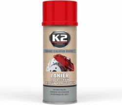 Hight temperature brake calliper paint (red) - K2, 400ml.   ― AUTOERA.LV
