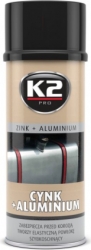 Cynk-aluminium spray - K2 CYNK-ALUMINIUM , 400ml.  ― AUTOERA.LV