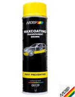 Anticorosion spray -  Motip Waxcoating Transparent Brown, 500ml. 