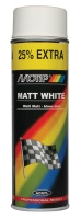 Акриловая белая матовая краска Motip, 500ml. +25% EXTRA