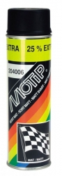 Black mat paint - MOTIP, 500ml.+25% EXTRA ― AUTOERA.LV
