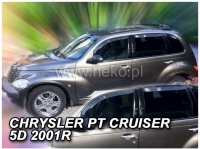 Front and rear wind deflector set Chrysler PT Cruiser (2001-2010)