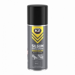 Šūvju hermētiķļs - K2 Silgum, 400ml (melns) ― AUTOERA.LV