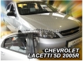 Front and rear wind deflector set Chevrolet Lacetti (2005-)