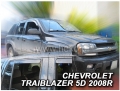 Front and rear wind deflector set Chevrolet TrailBlazer (2002-2009)