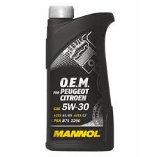 Syntetic oil Mannol O.E.M. PEUGEOT, CITROEN SAE 5W-30, 1L  ― AUTOERA.LV