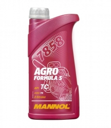 2х тактное моторное масло - Mannol Agro Formula S 7858, 1Л ― AUTOERA.LV