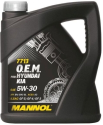 Синтетическое масло - Mannol Hyundai/Kia 5W30, 4Л ― AUTOERA.LV