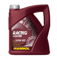 Синтетическое моторное масло Mannol Racing +Ester 10W60, 4L