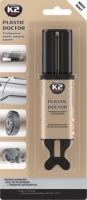 Dīvkomponentu līme plastmasai (melns) - K2 Plastic Doctor , 28gr.