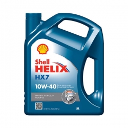 Синтетическое моторное масло Shell Helix Plus HX7 SAE 10w40,  5L ― AUTOERA.LV