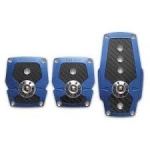 Sport racing pedalpads D-Gear, blue/black ― AUTOERA.LV