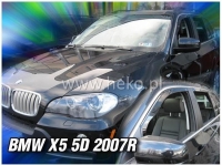 Front and rear wind deflector set BMW X5 E70 (2007-2013)