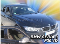 Front and rear wind deflector set BMW 3-serie F30 (2012-2019)