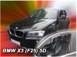 Front wind deflector set BMW X3 F25 (2011-2018)