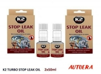 2 x Leak-Stop additive for oil  - K2 OIL LEAK-STOP, 50ml. 