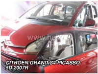  Front and rear wind deflector set Citroen С4 Grand Picasso (2006-2013) 