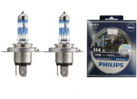 Комплект PHILIPS H4 60/55W RACIN-VISION +150%, 12В