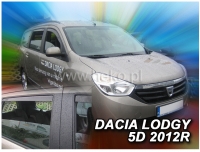 Front and rear wind deflector set Dacia Lodgy (2012-2021)