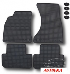 Rubber floor mats set Audi A4 B8 (2007-2015) / A5 (2009-2015) ― AUTOERA.LV