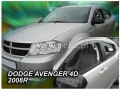 Front and rear wind deflector set Dodge Avenger (2008-)