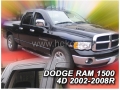 Front and rear wind deflector set Dodge RAM 1500 (2002-2008)