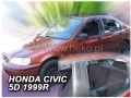 Front and rear wind deflector set Honda Civic (1995-2000)