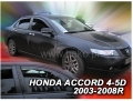 Front wind deflector set Honda Accord (2003-)