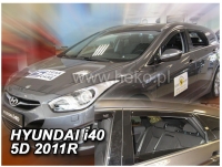Front and rear wind deflector set Hyundai i40 Combi (2011-2018)