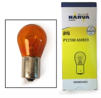 Turn signal bulb (orange) - NARVA
