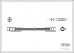 Bremžu šļūtene CORTECO ― AUTOERA.LV