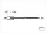 Bremžu šļūtene CORTECO ― AUTOERA.LV