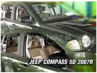 Комплект передних и задних ветровиков Jeep Compass (2007-2011)