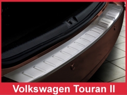 Chrome rear bumper plate VW Touareg (2007-2010) ― AUTOERA.LV