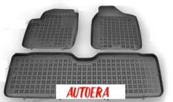 Rubber floor mat set Ford Galaxy (1995-2006)/Seat Alhambra (1995-2010)/VW Sharan (1996-2010) with edges ― AUTOERA.LV