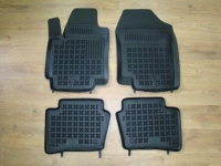 Rubber floor mat set   VW Polo (2009-2015), with edges