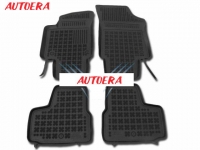 Rubber floor mats set Skoda Citigo (2012-)/Seat Mii (2012-)/VW UP (2011-), with edges