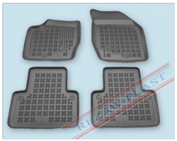 Rubber floor mat set Volvo XC90 (2015-2023) with edges ― AUTOERA.LV
