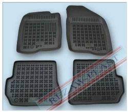 Rubber floor mat  set   Ford Fusion (2002-2013) with edges ― AUTOERA.LV