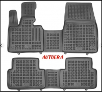 Rubber floor mat set for BMW i3 (2013-2023) with edges  
